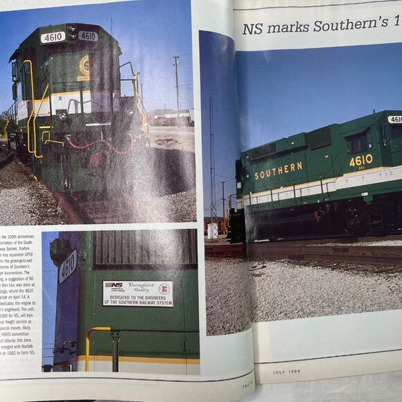 Trains Magazine of Railroading  u July 1994 Vol 54  No 7 Colorado Coal Trains - Picture 6 of 10
